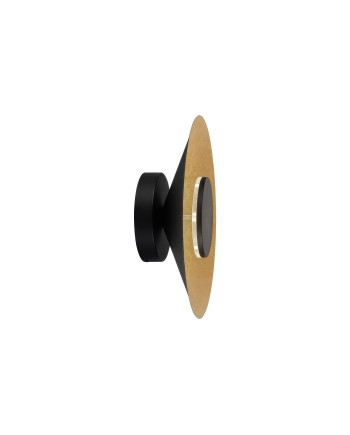 ORION * APLIQUE LED 20W 3000K NEGRO / PAN DE ORO